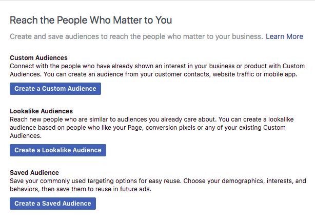 Facebook audience targeting strategies